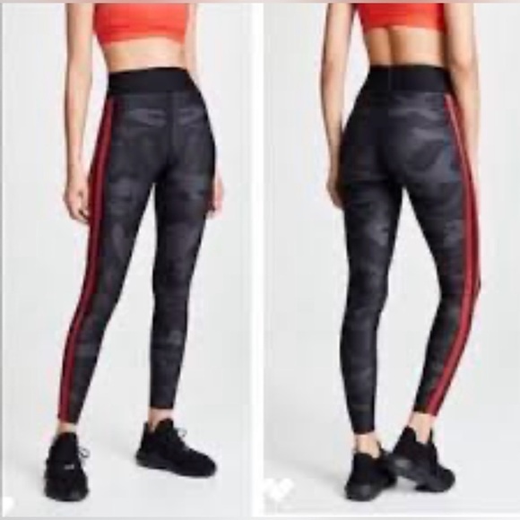 ultracor Pants - Womens ultracor camo and red collegiate stripe leggings size small